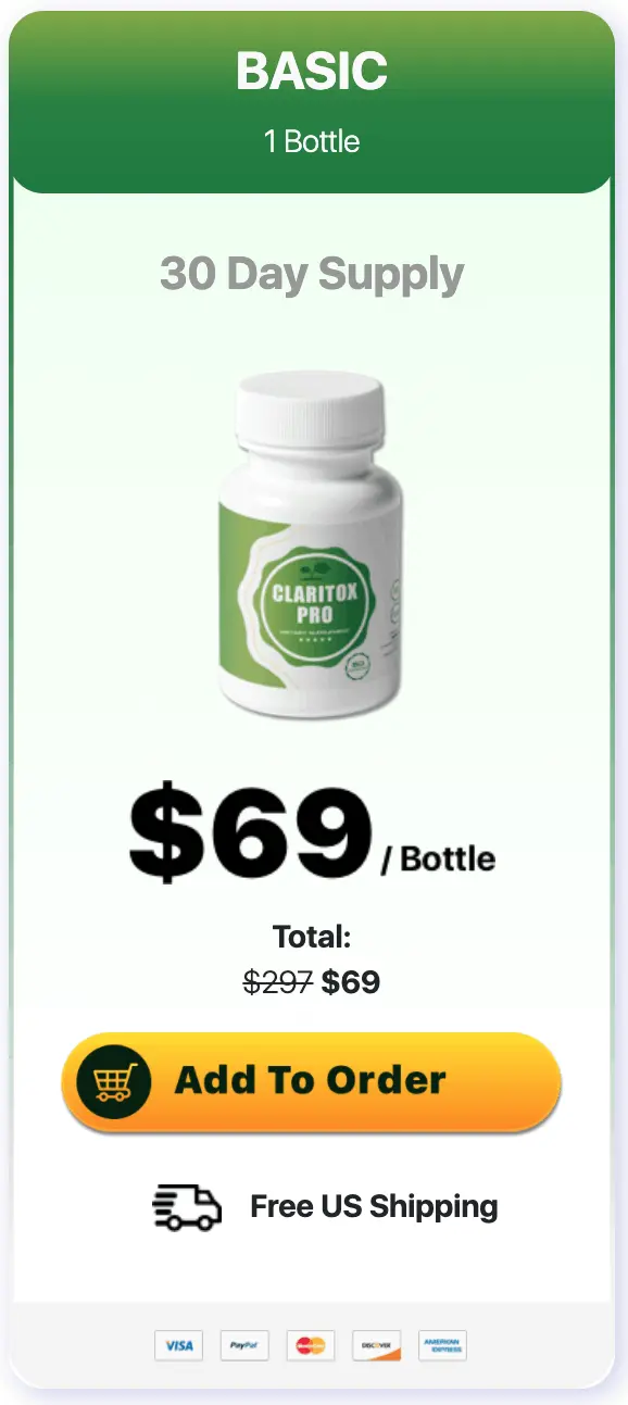 claritox pro one bottle pack